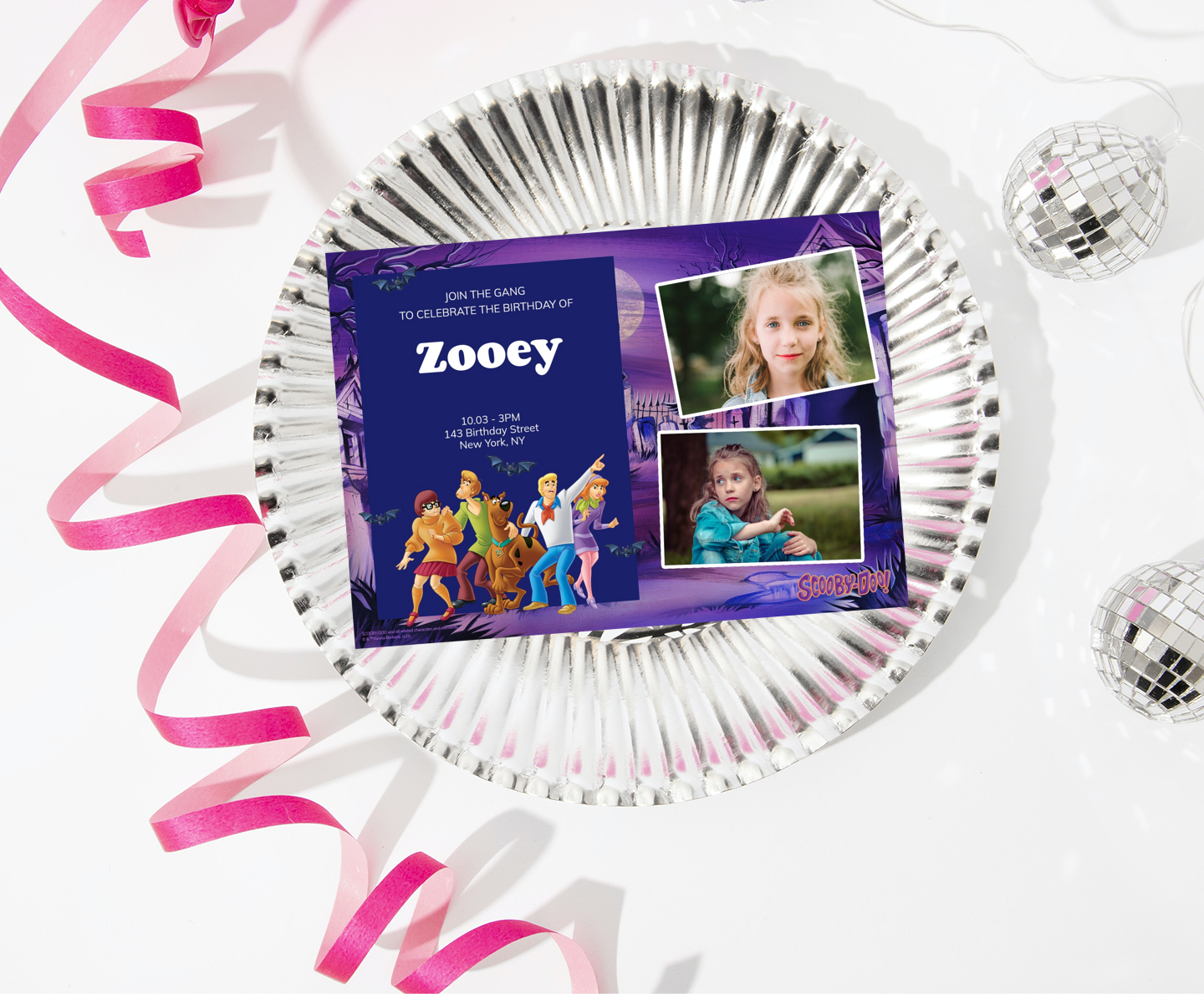 Scooby Doo™ Scary Party Card