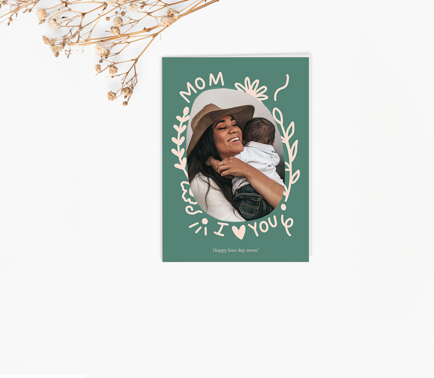 I Love Mom Card