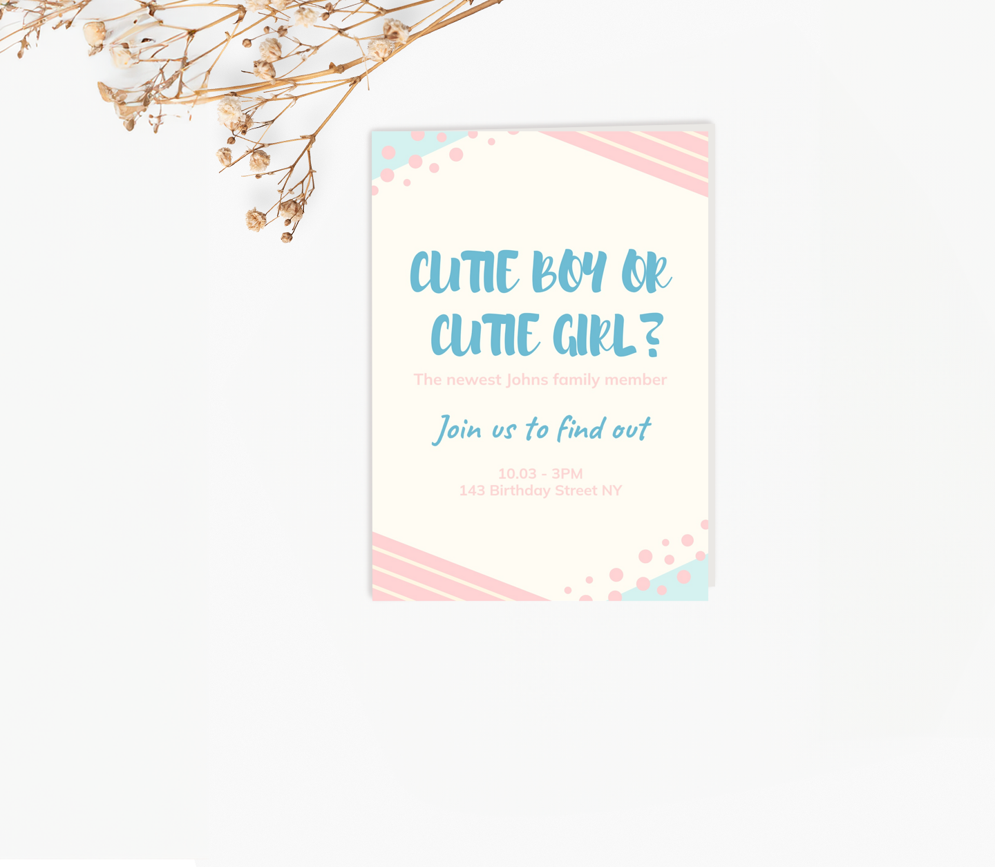 Cute Boy or Girl Card