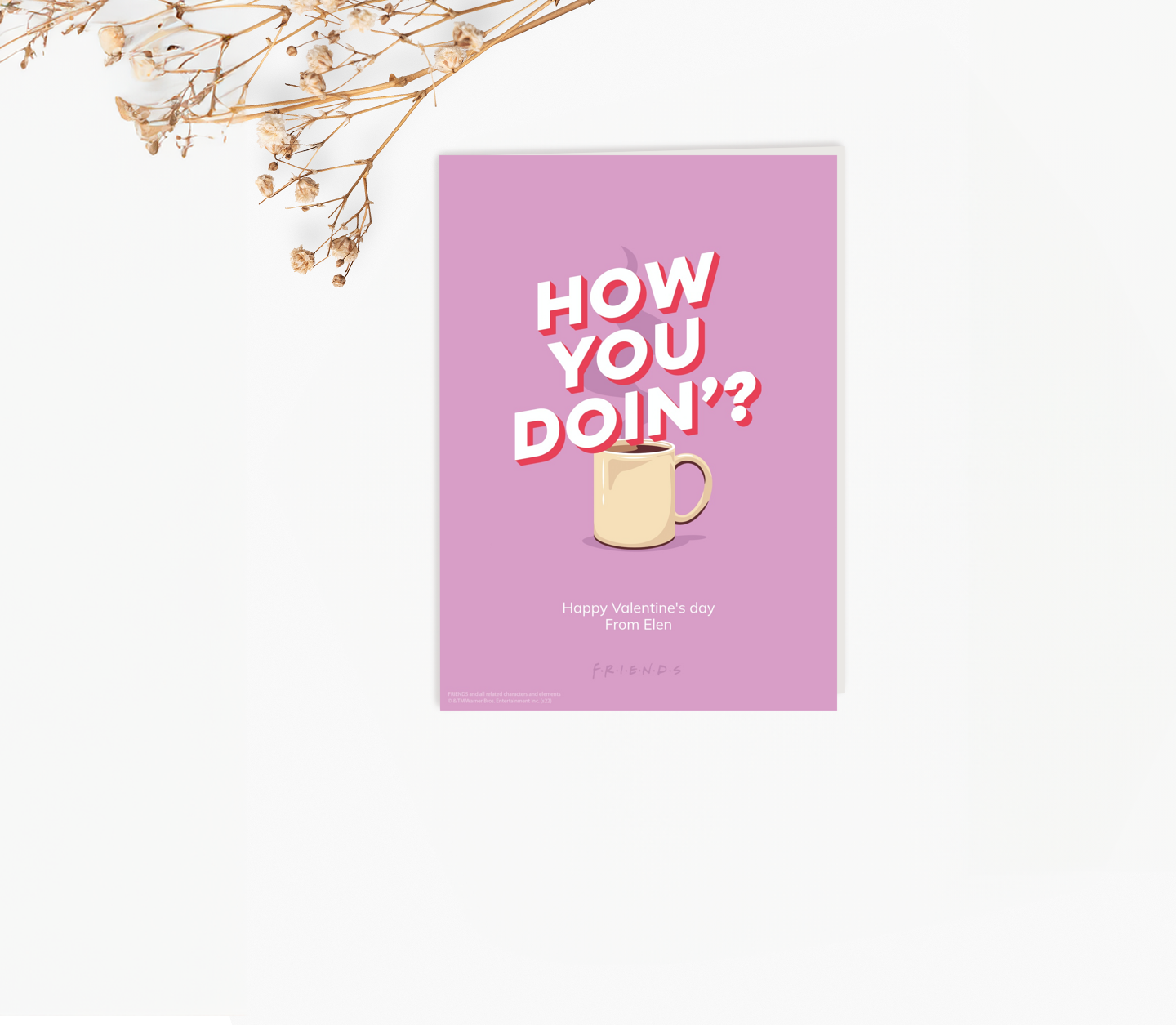 Friends™ Joey Coffee Card