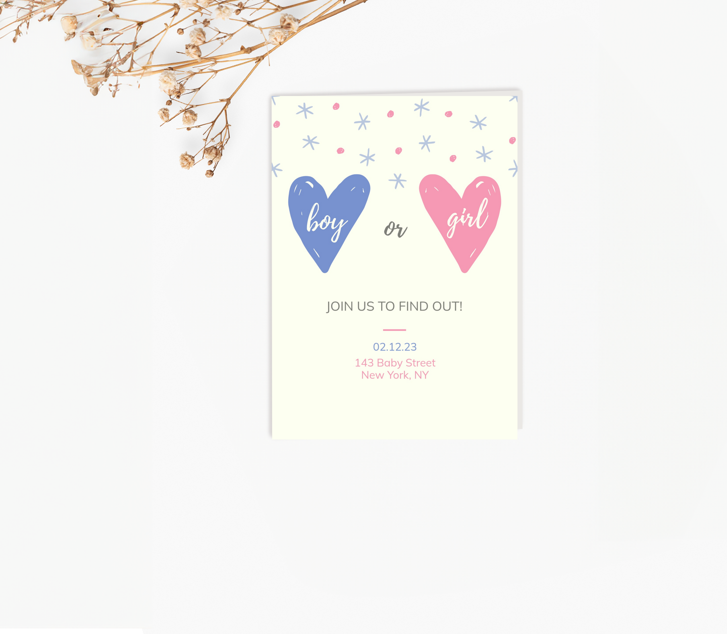 Boy Or Girl Card