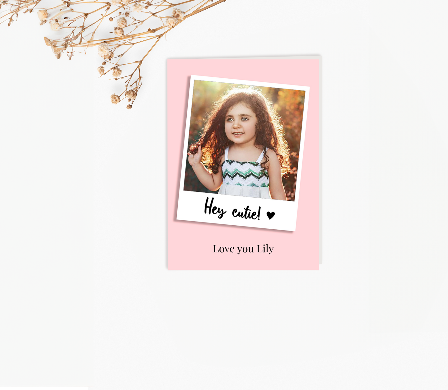 Pink Pola Card