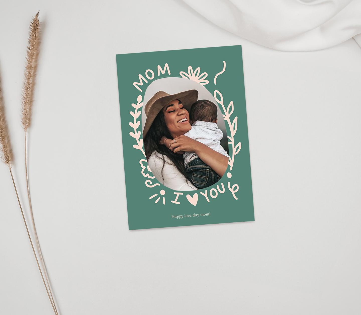 I Love Mom Card