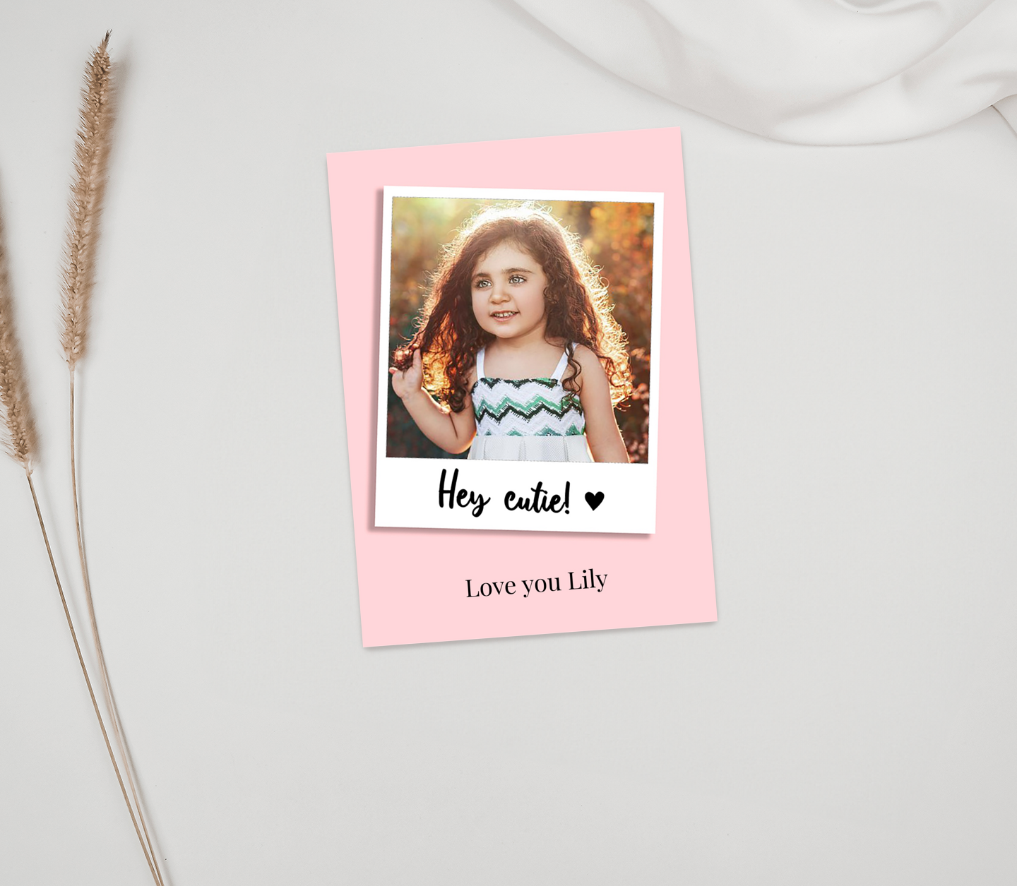 Pink Pola Card