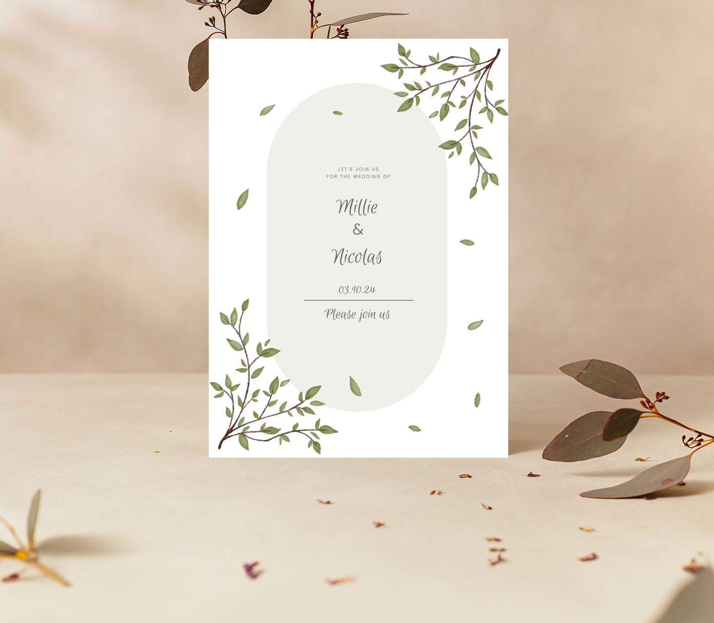 Sage Green Card
