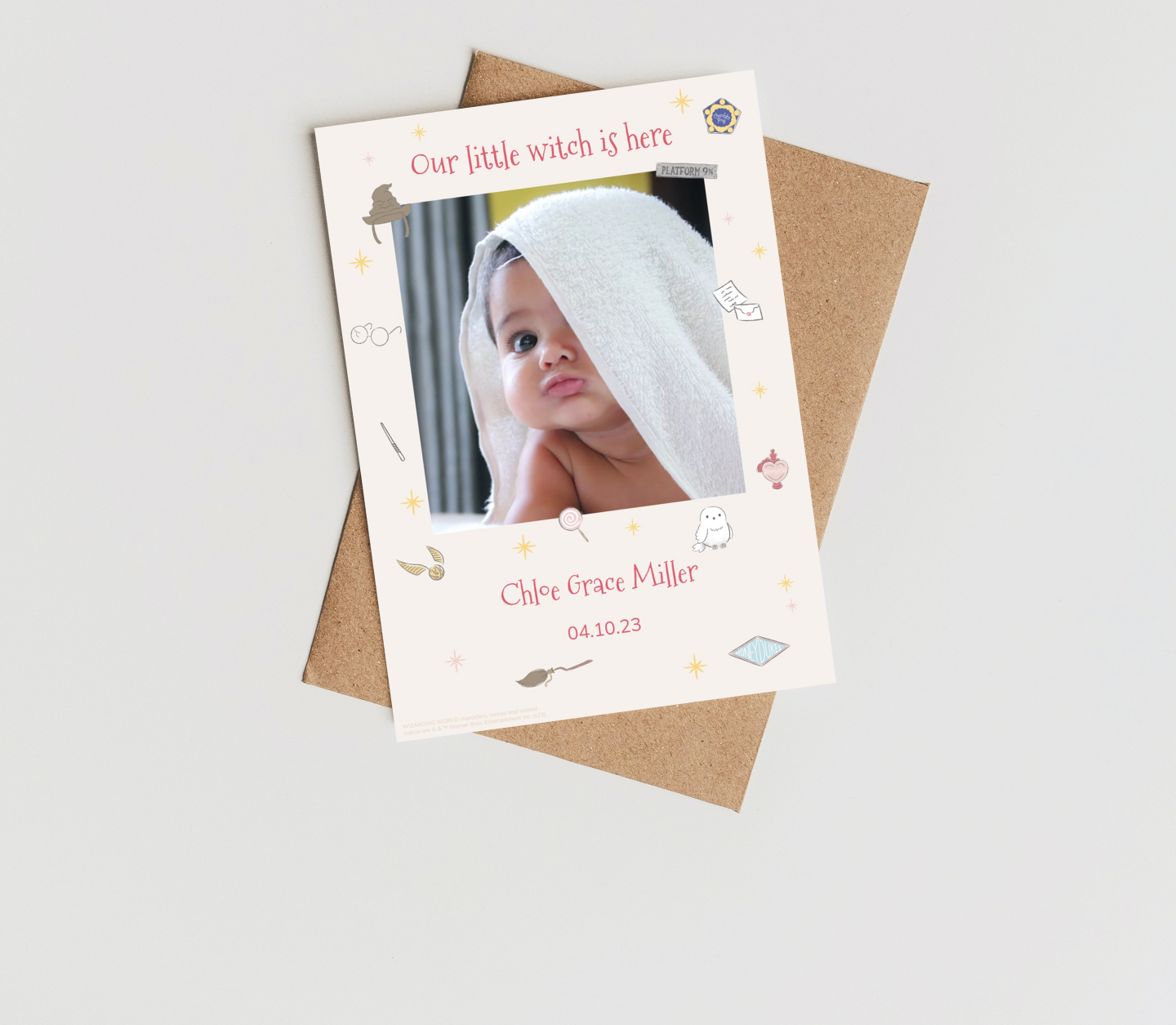Harry Potter™ Witch Baby Card