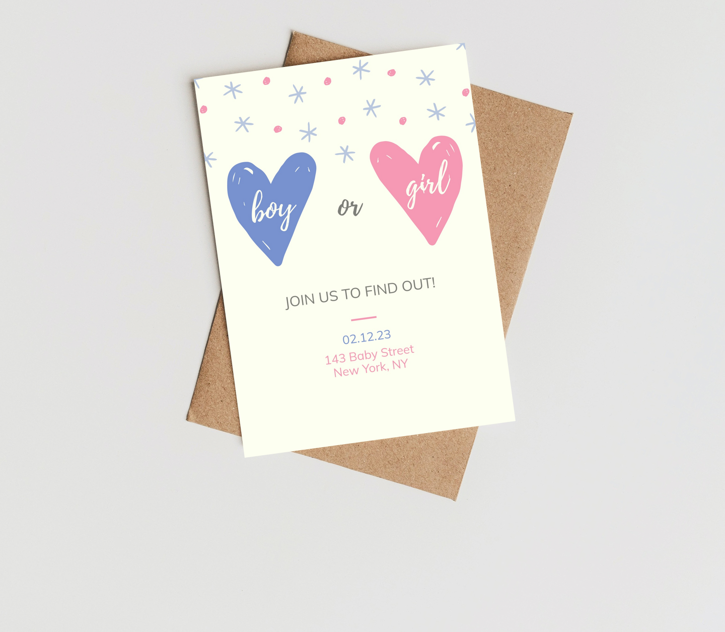 Boy Or Girl Card