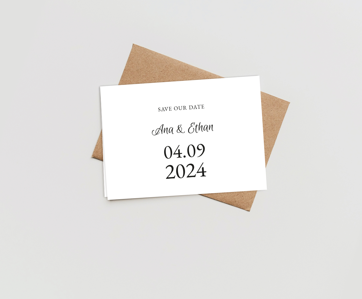 Black & White Card