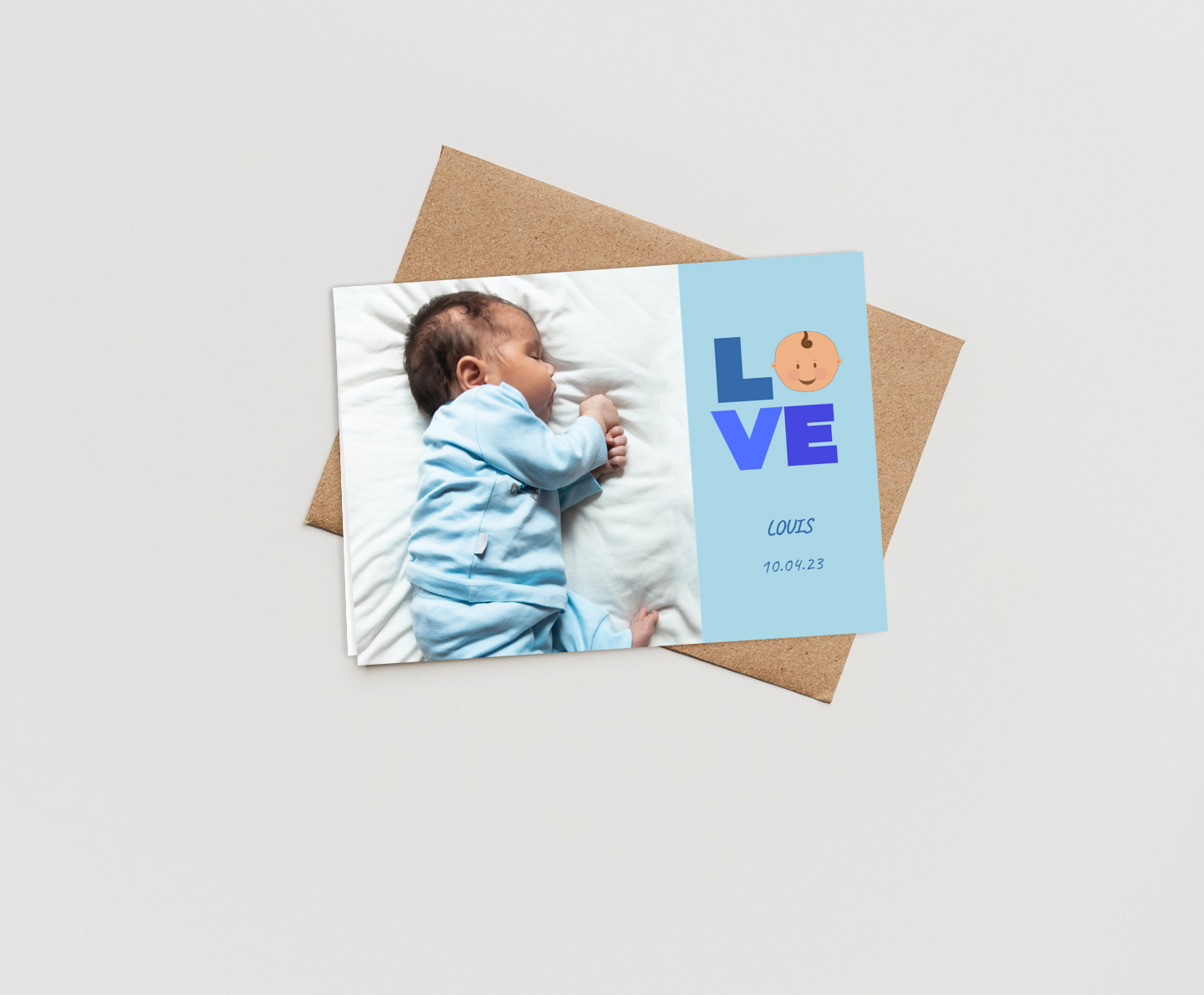 Love Blue Card