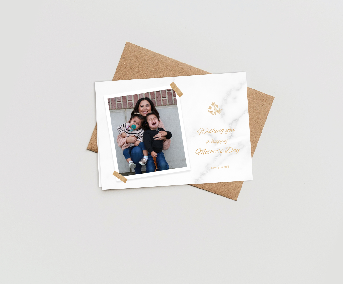 Marble White Card