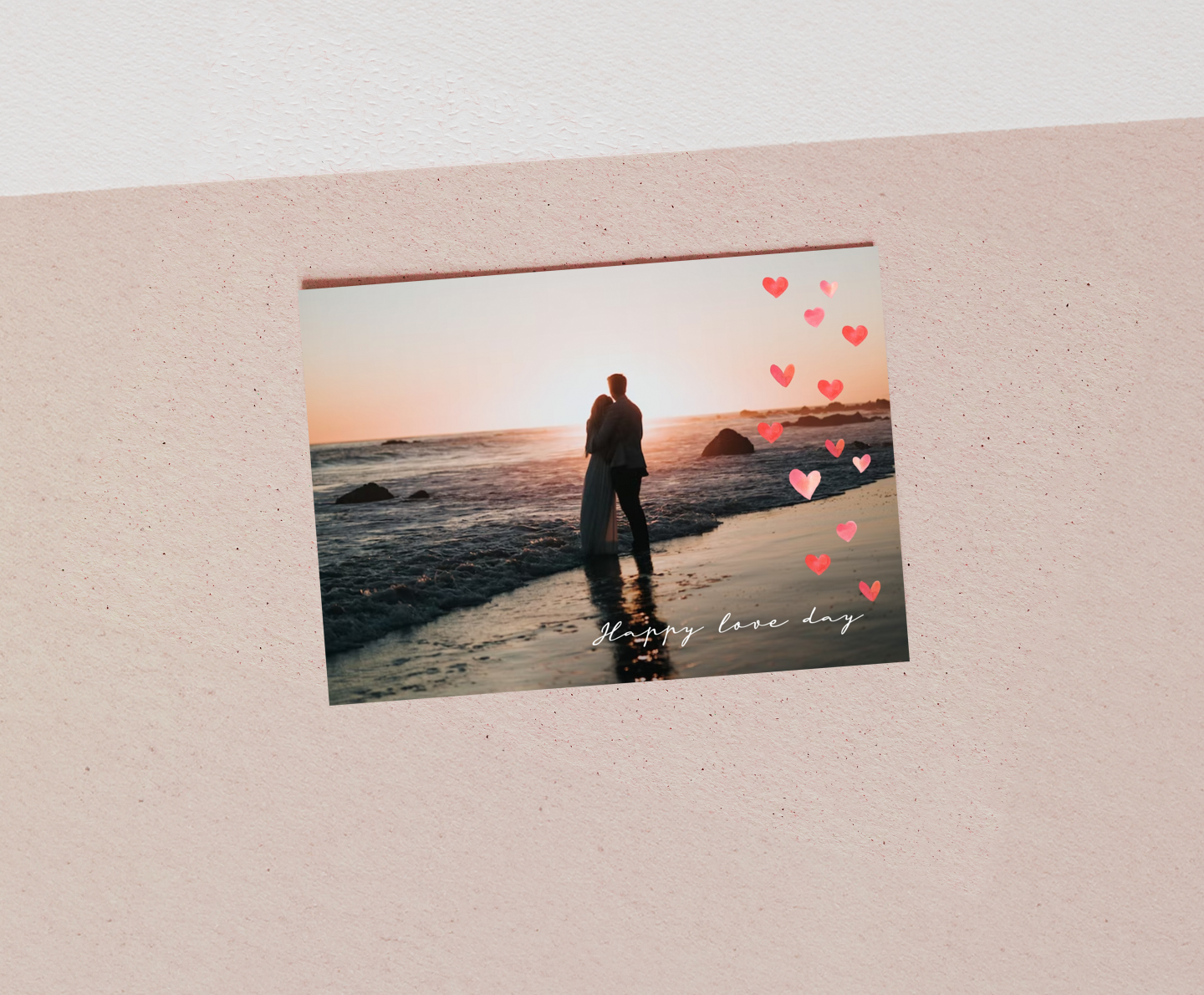 Simple Hearts Card