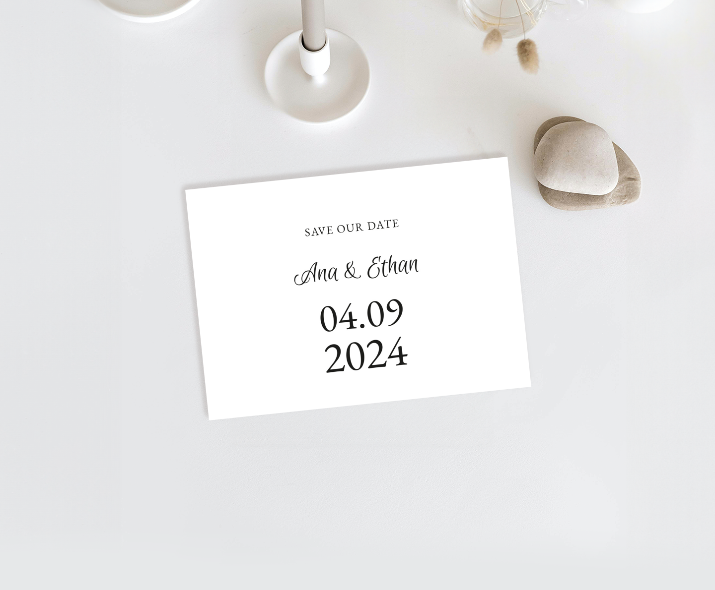 Black & White Card
