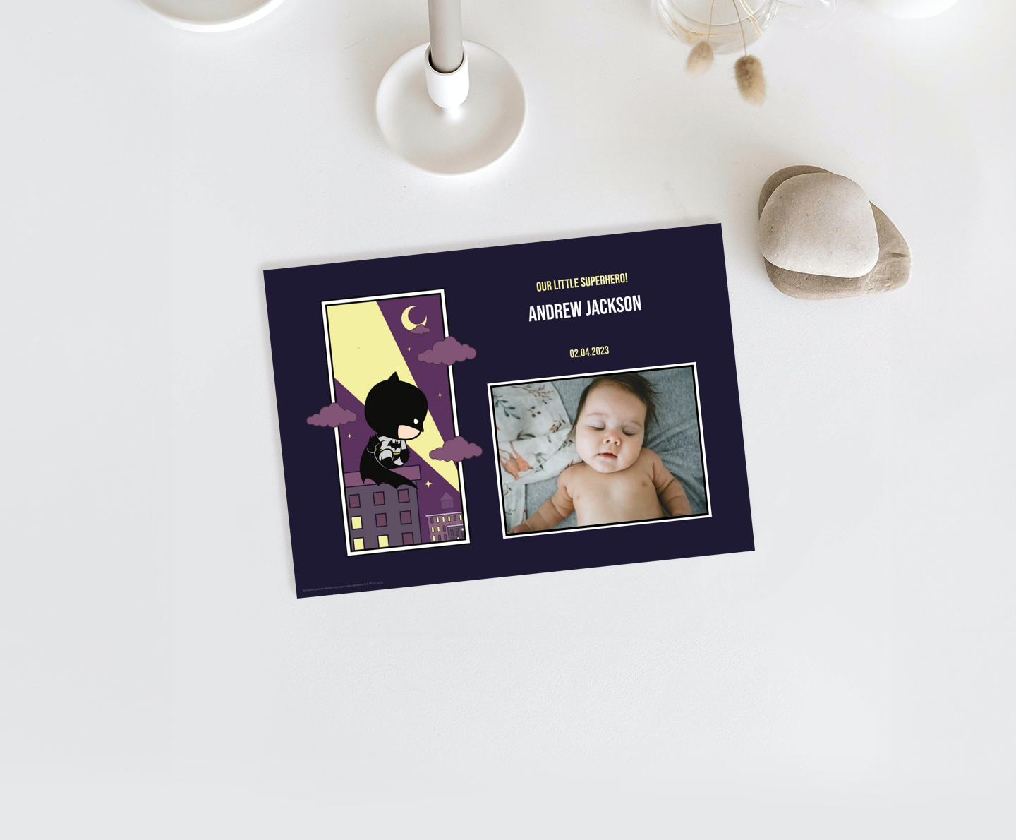 Batman™ Baby Bat Night Card