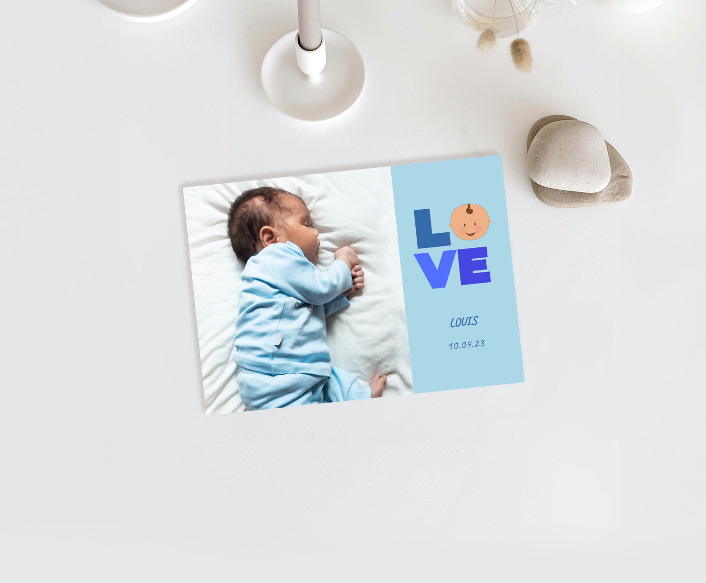 Love Blue Card