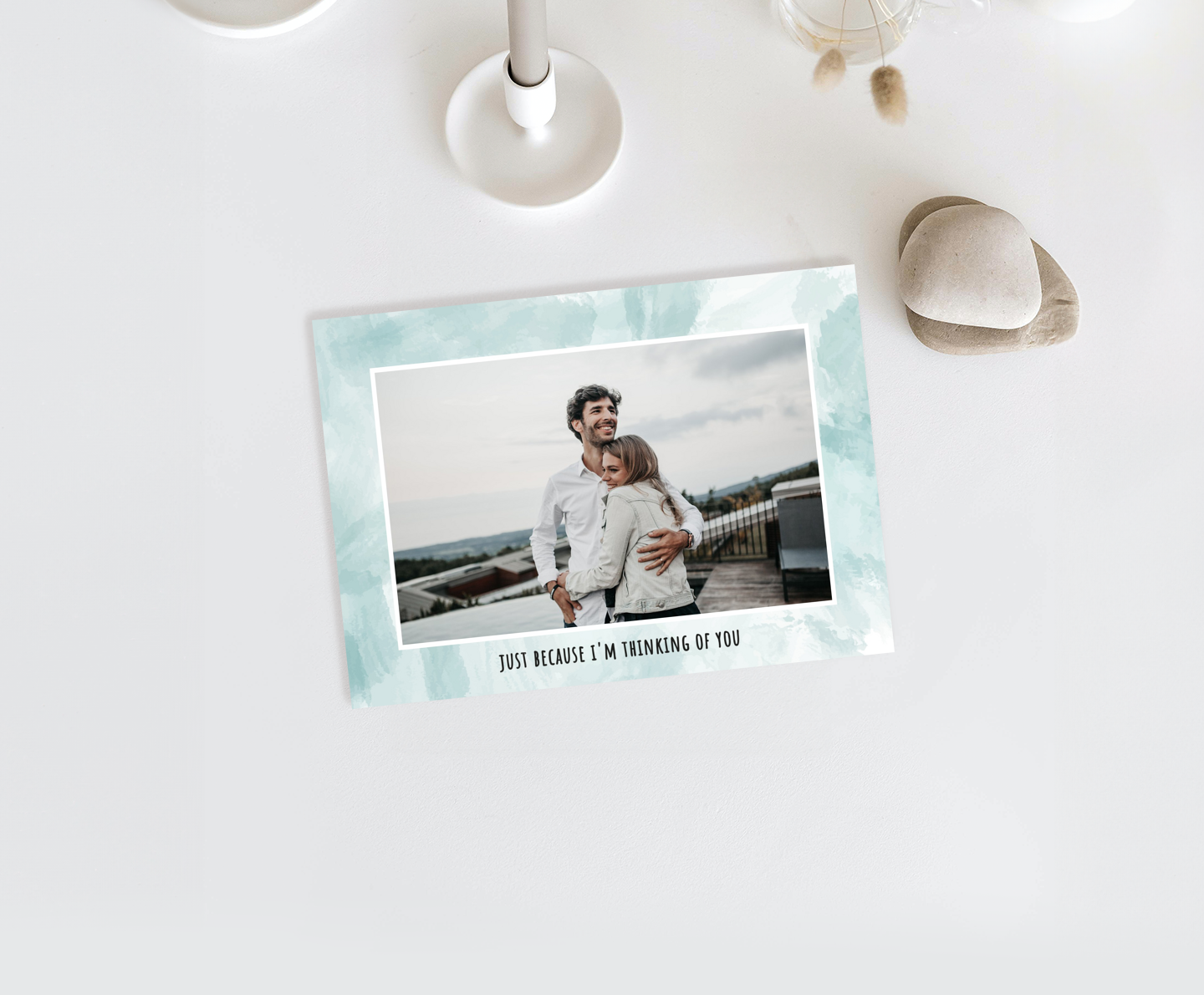 Blue Frame Card
