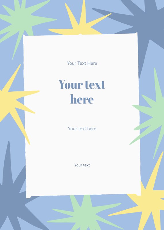 Star Shapes Card