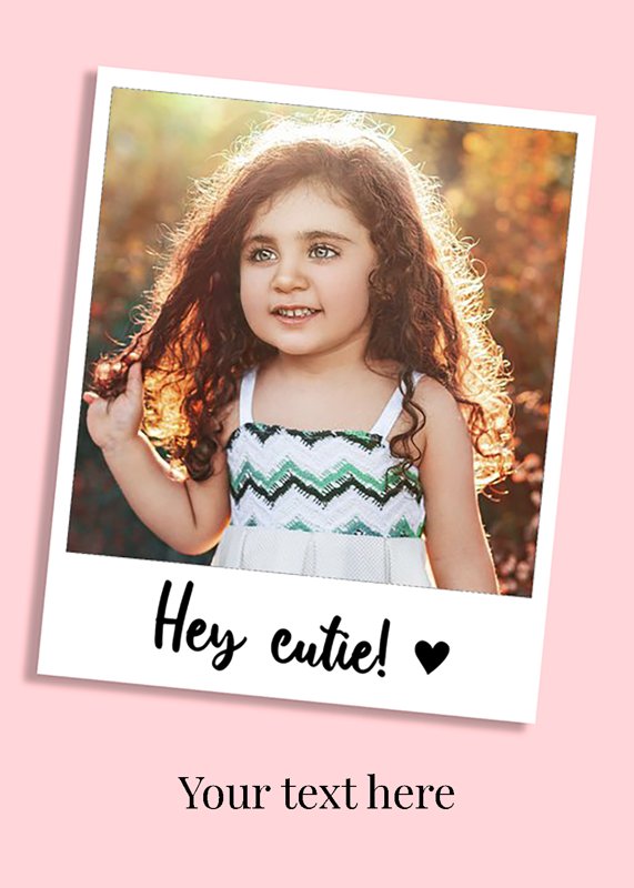 Pink Pola Card