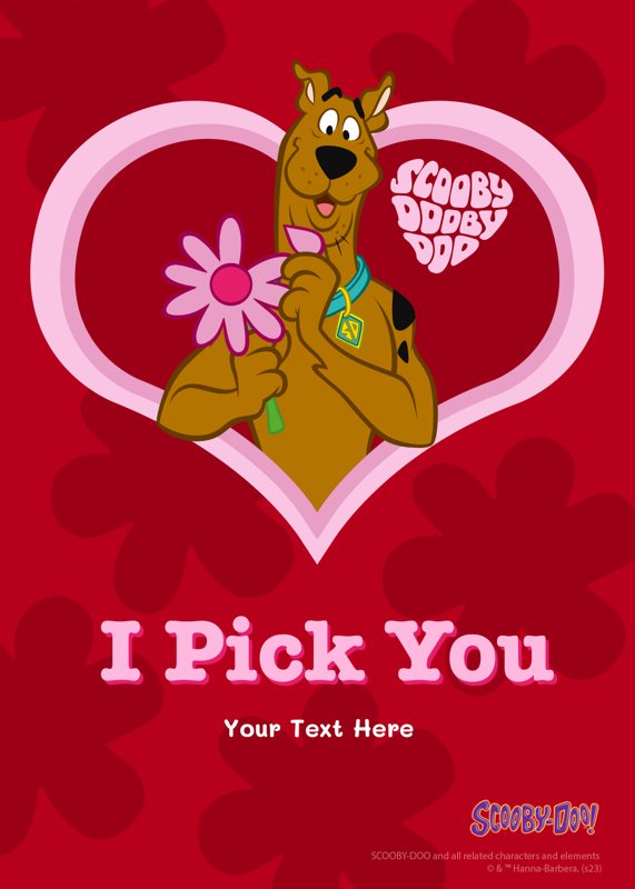 Scooby Doo™ Pick You Card