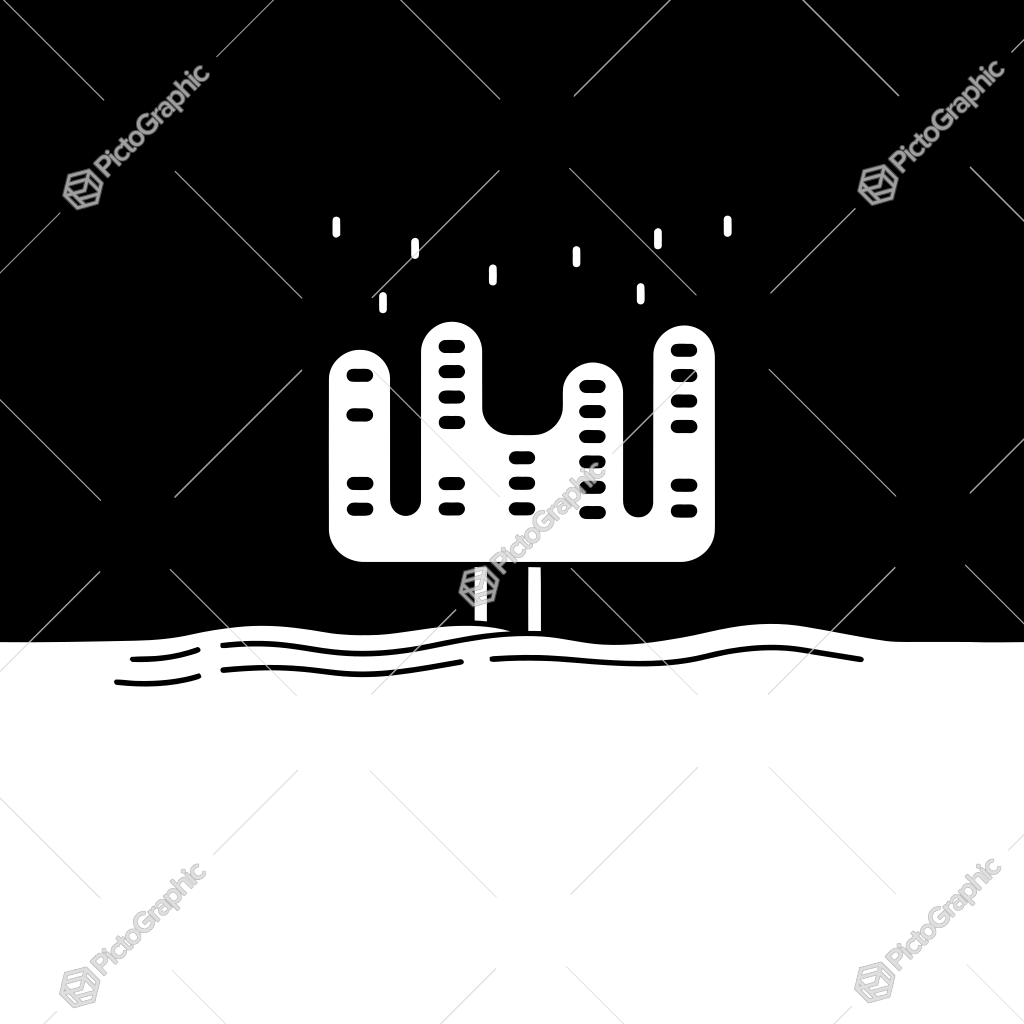 The image shows a black and white illustration of a building in the middle of a snowy field. The building is surrounded by a blanket of snow, and the sky is a deep, dark black. The snow is lightly dusted around the building, giving it a wintery feel. The image shows a black and white illustration of a building in the middle of a snowy field. The building is surrounded by a blanket of snow, and the sky is a deep, dark black. The snow is lightly dusted around the building, giving it a wintery feel.