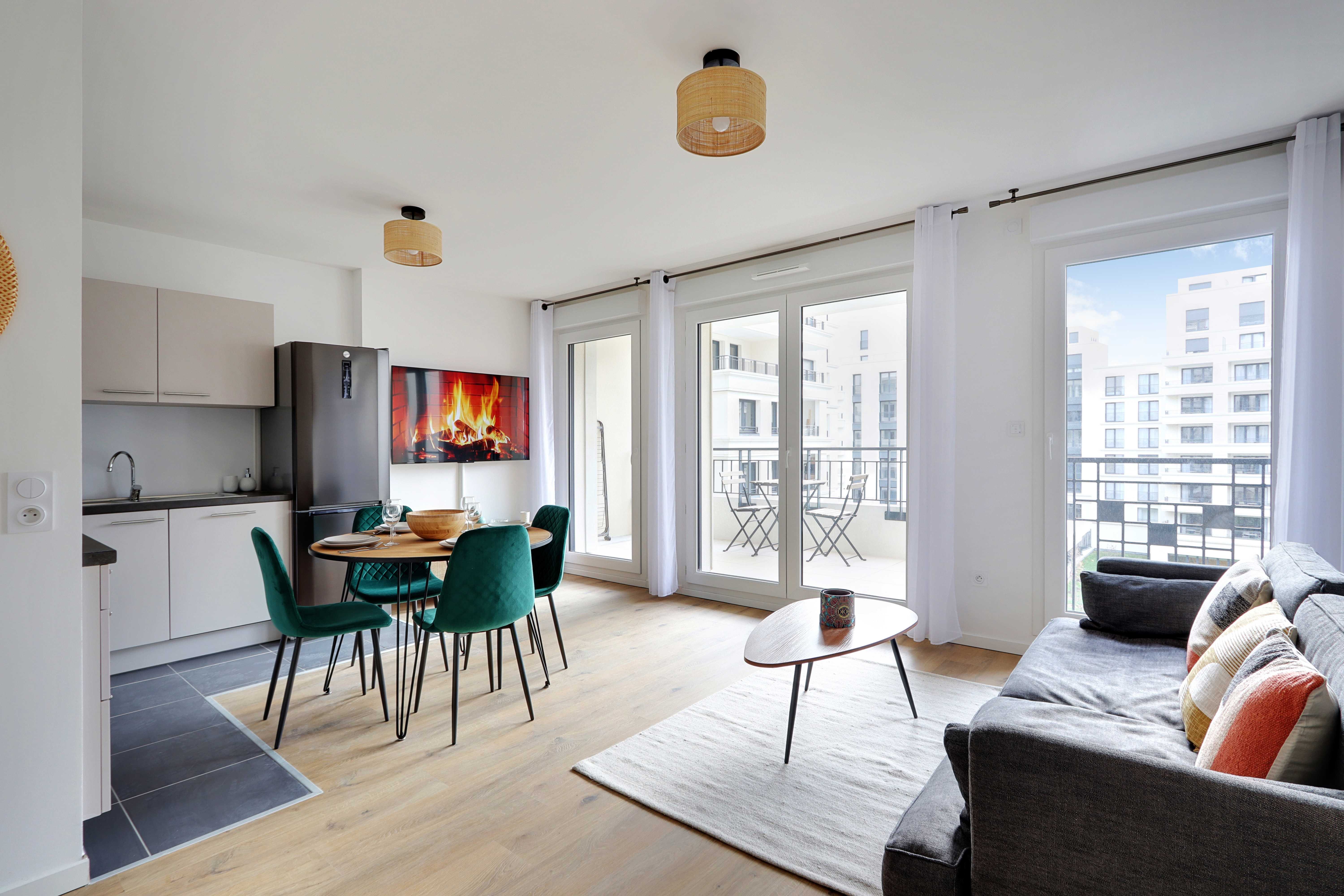 Modern apartment - 2BR/4P - Next to Paris — Saint-Ouen-sur-Seine, Île-de-France — vacation rental