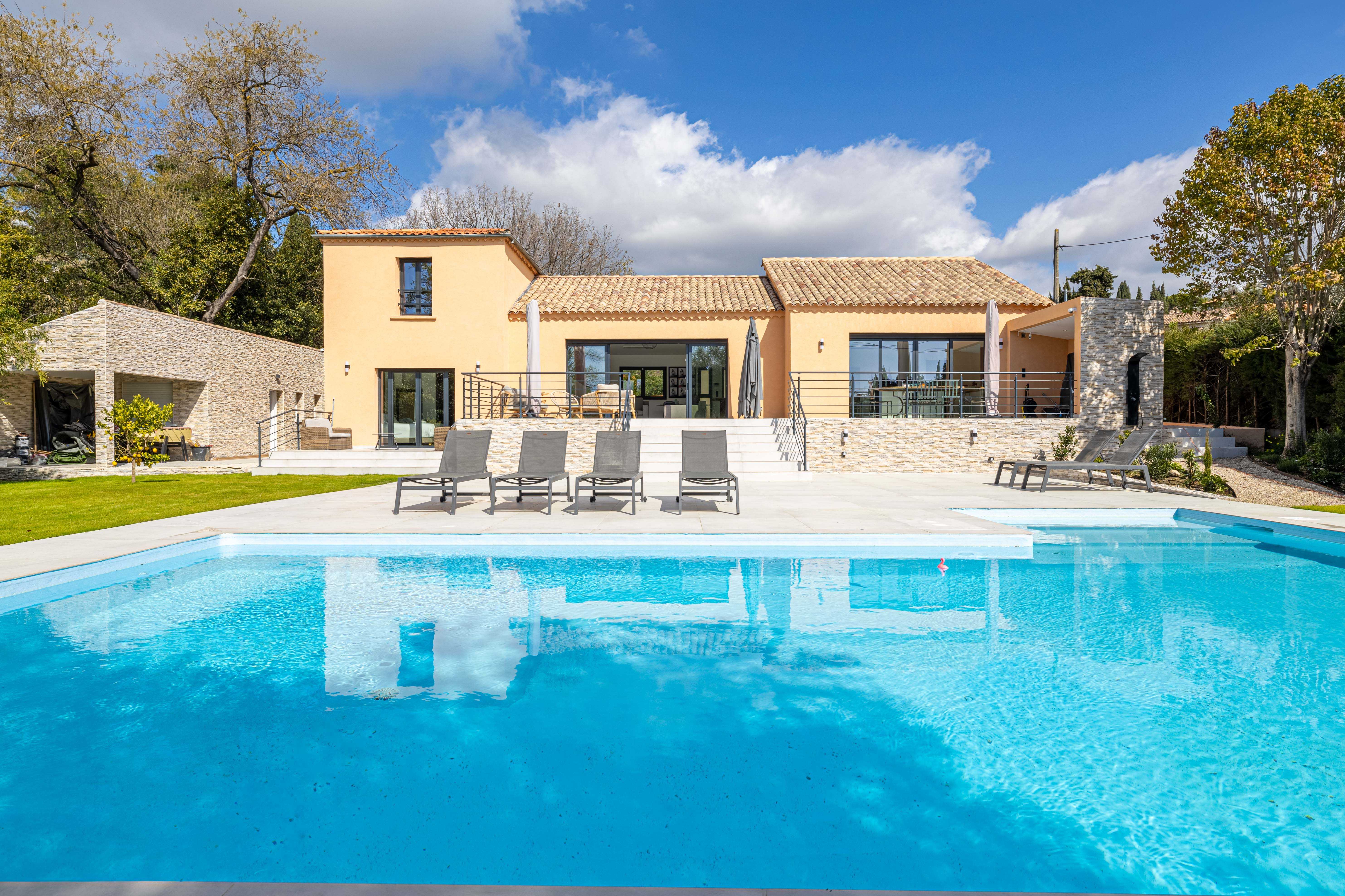 Modern Villa with Heated Pool and Garden  — Mougins, Provence-Alpes-Côte d'Azur — vacation rental