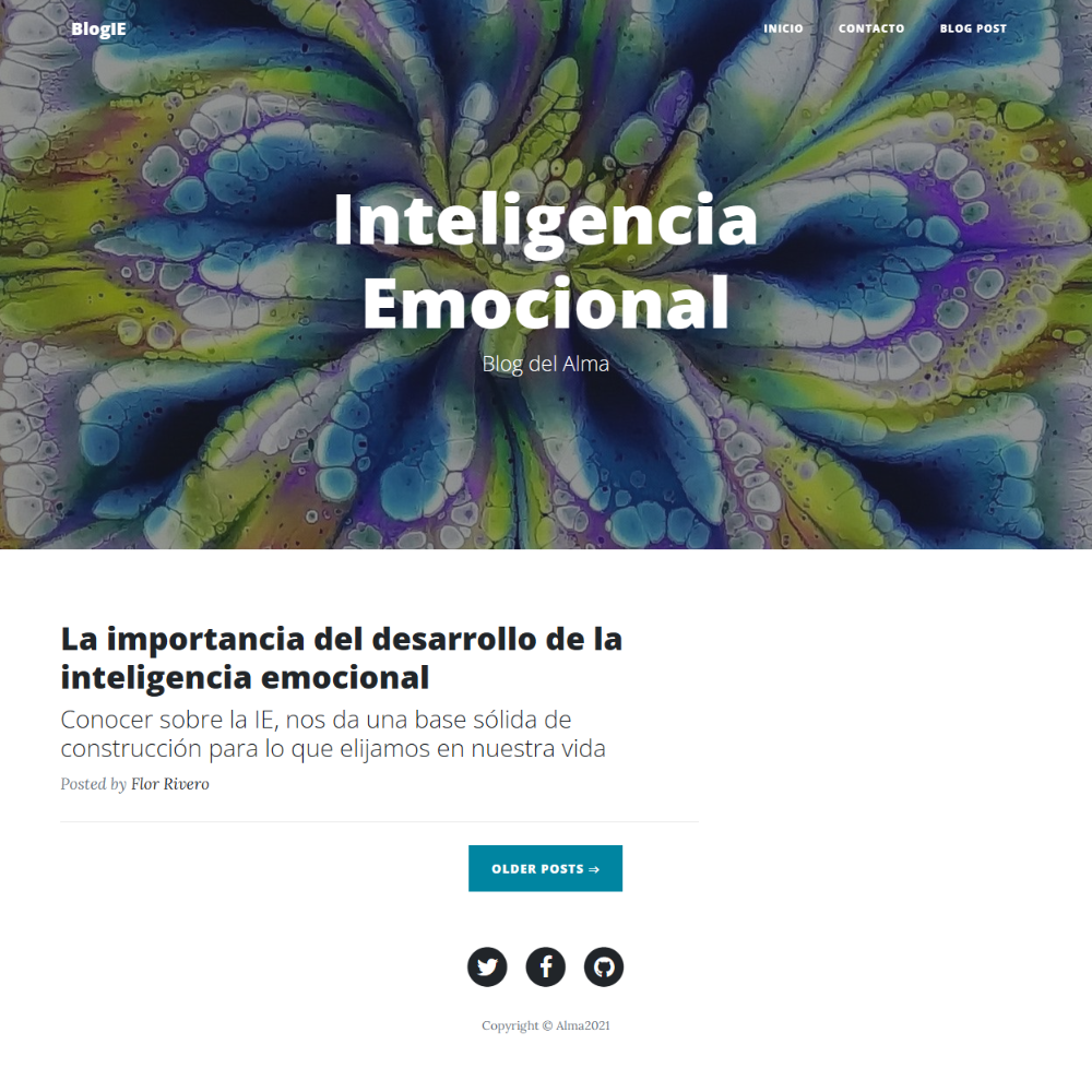 Sitio web de Blog de Inteligencia Emocional
