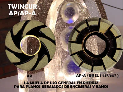 Twincur AP Planos Inclinados Rebajes Encimera