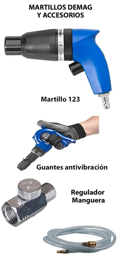 Martillos Neumaticos DEMAG y Accesorios