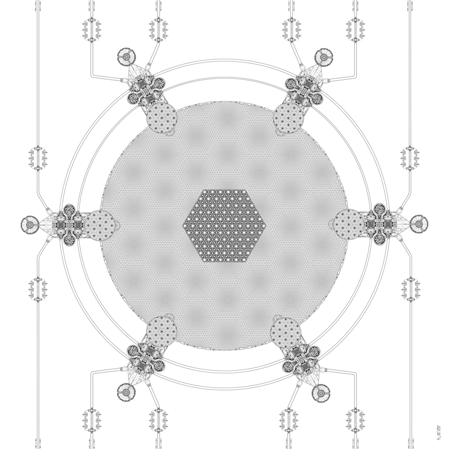 left hexacortex