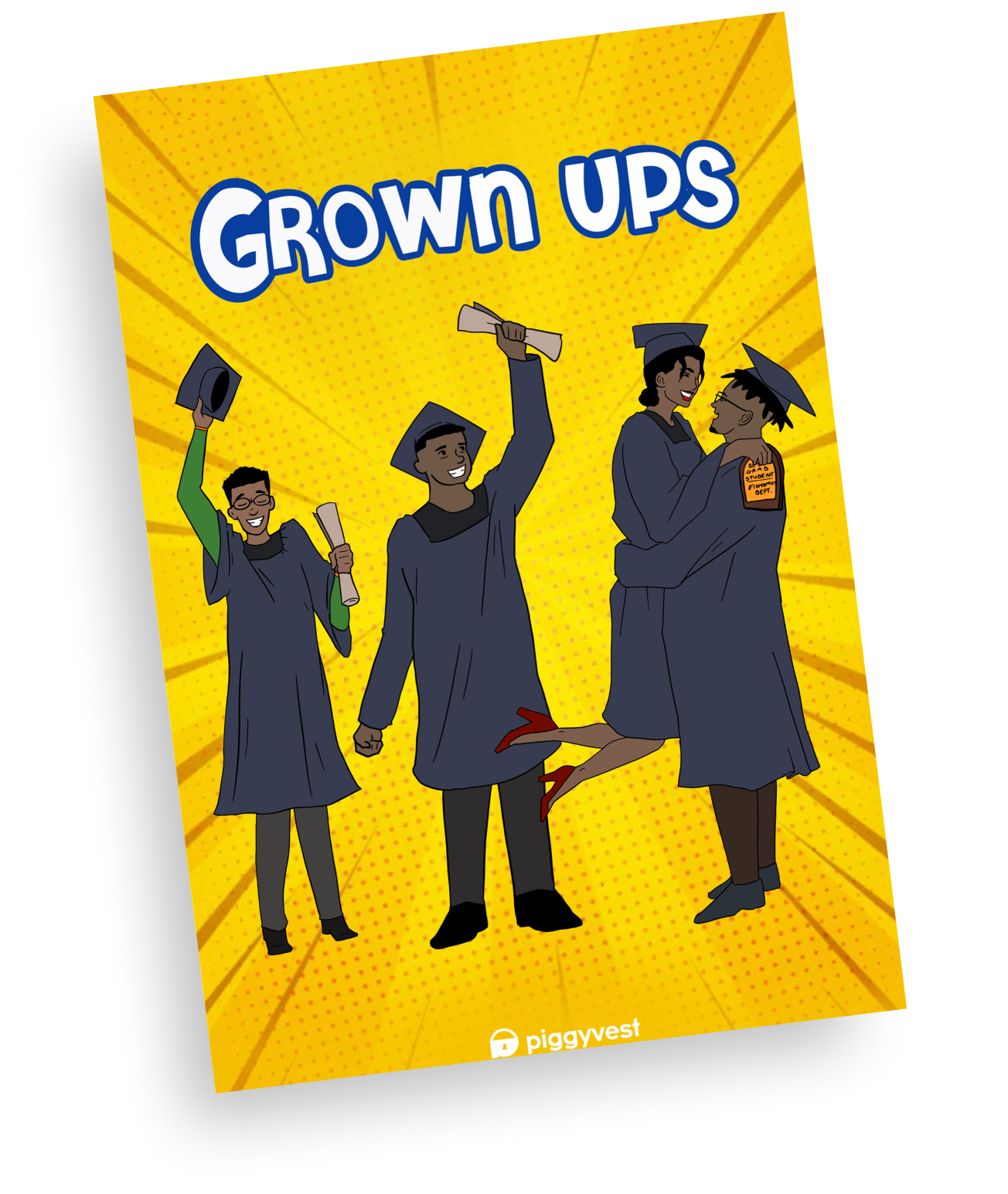 grown ups comic art