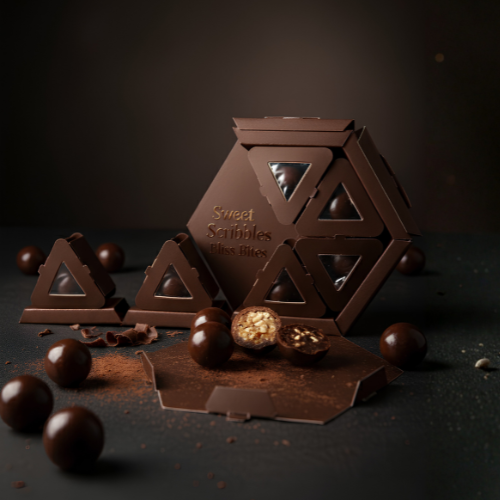Dark Choco Hex Box