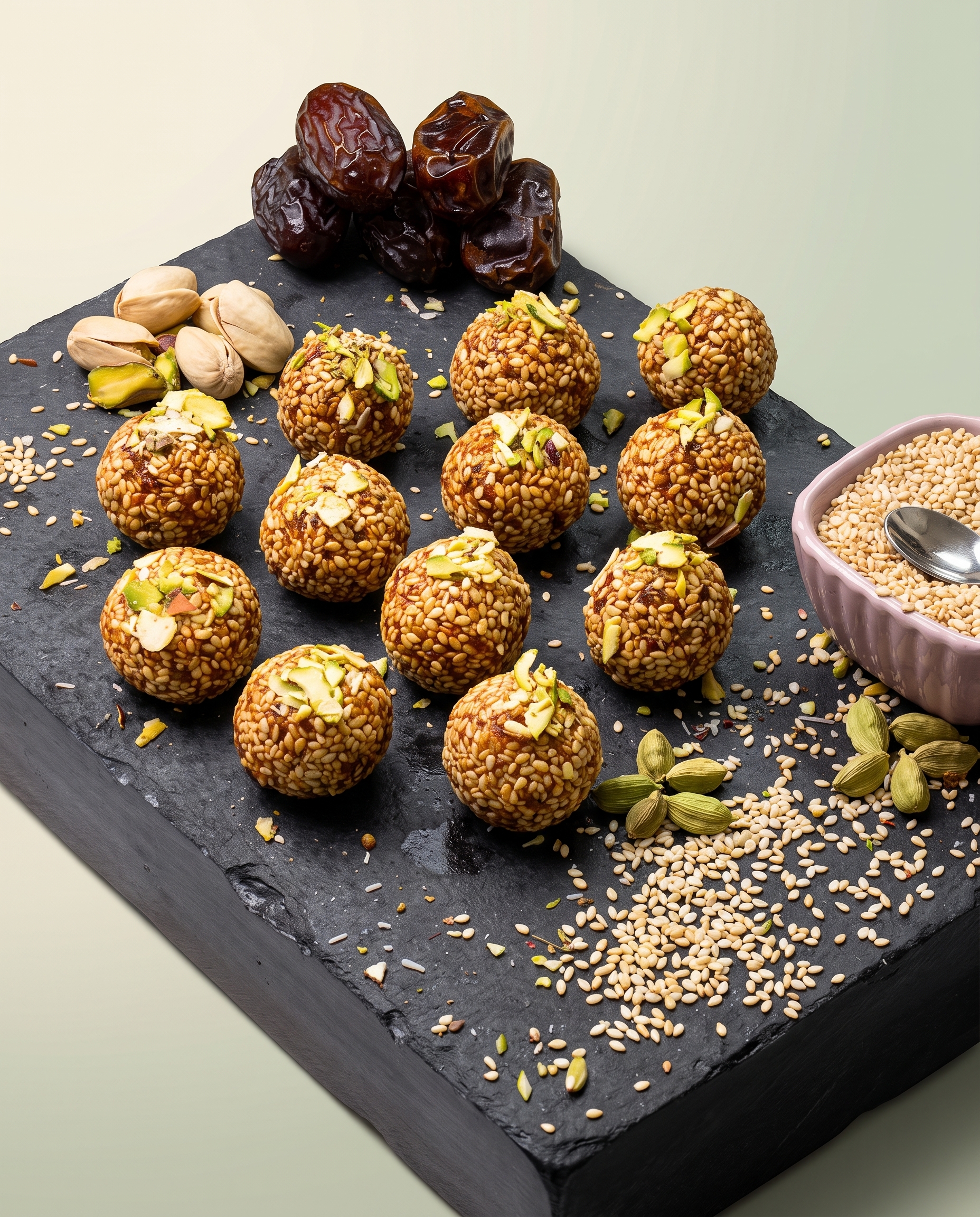 Sesame Seed Dates Bite – Calcium-Rich Daily Nutrition Ball