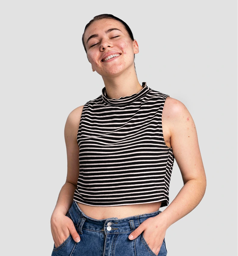 Smiling teenager, representing the teen gastric sleeve program
