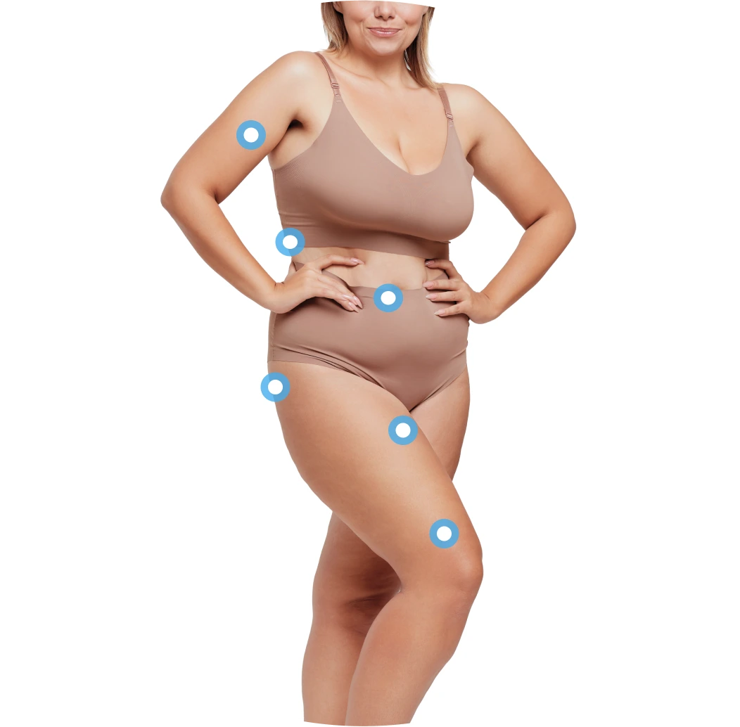 Areas For Awake Liposuction Banner
