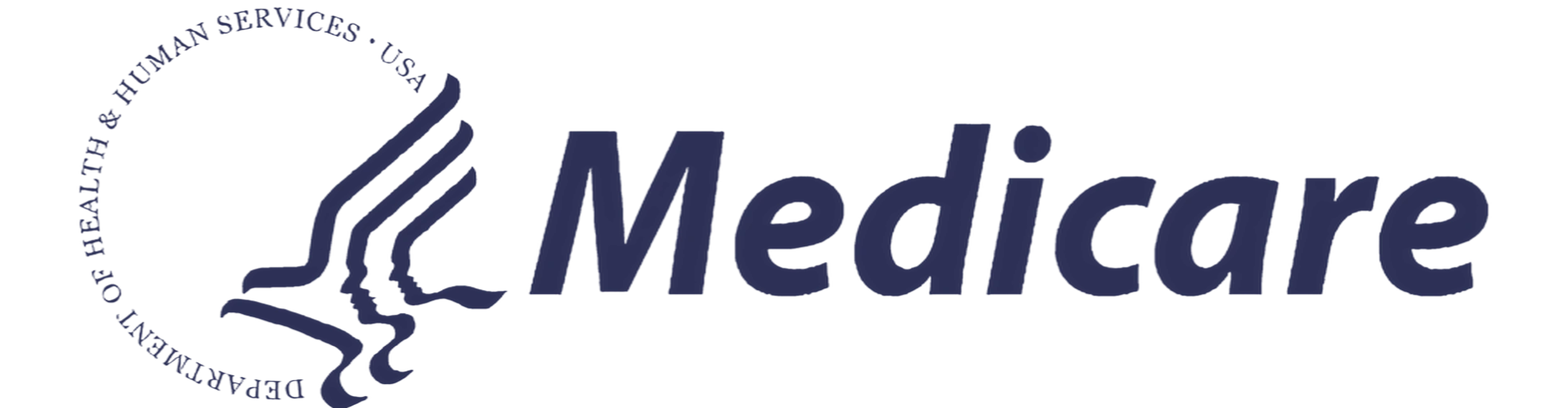 Medicare logo with eagle emblem and text