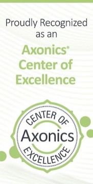 Axionics Center of Excellence badge recognition seal