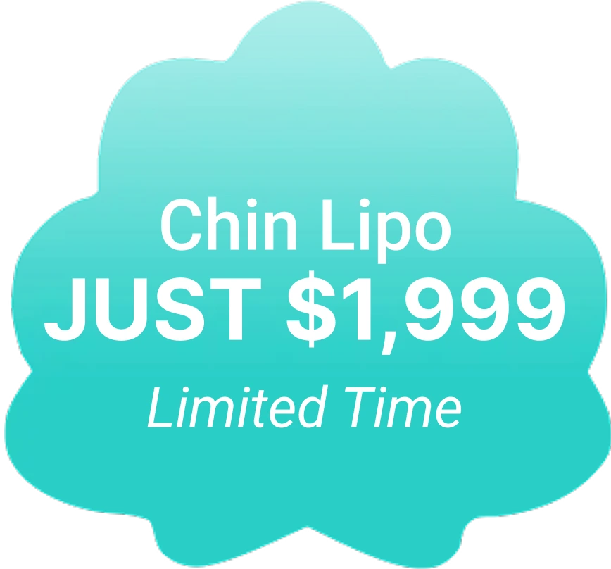 Chin Lipo JUST $1,999 Limited Time promotional badge