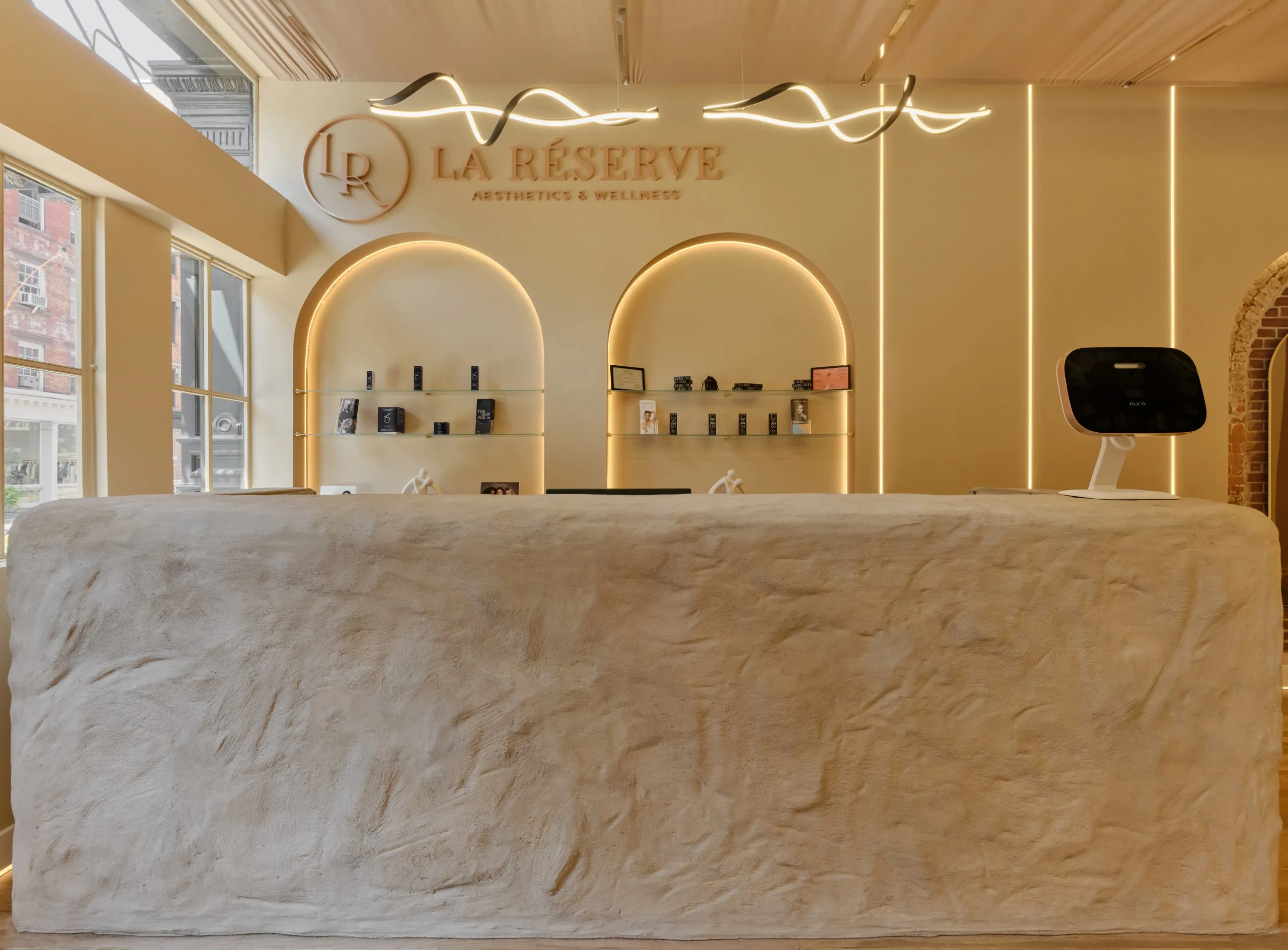 Treatment room at La Réserve Aesthetics and Wellness in Tribeca