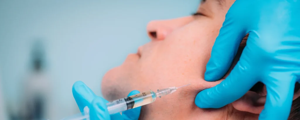 Chin filler injection for chin augmentation in Phoenix, AZ