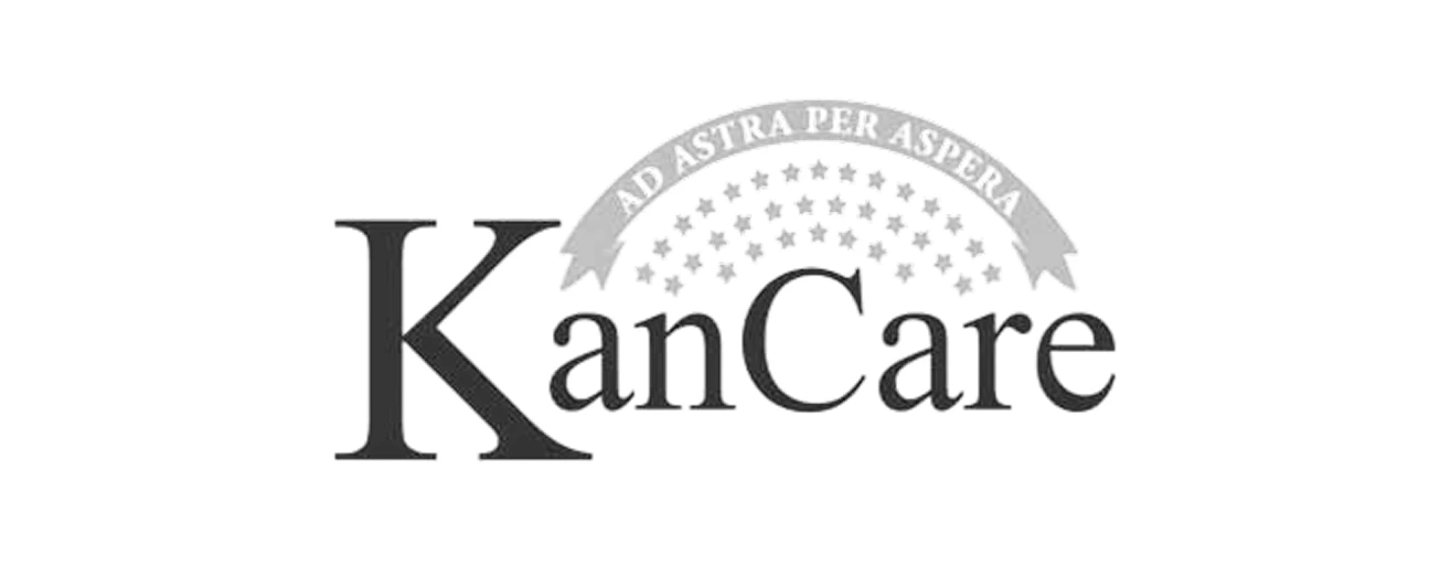 KanCare logo with banner reading 'ad astra per aspera' and stars