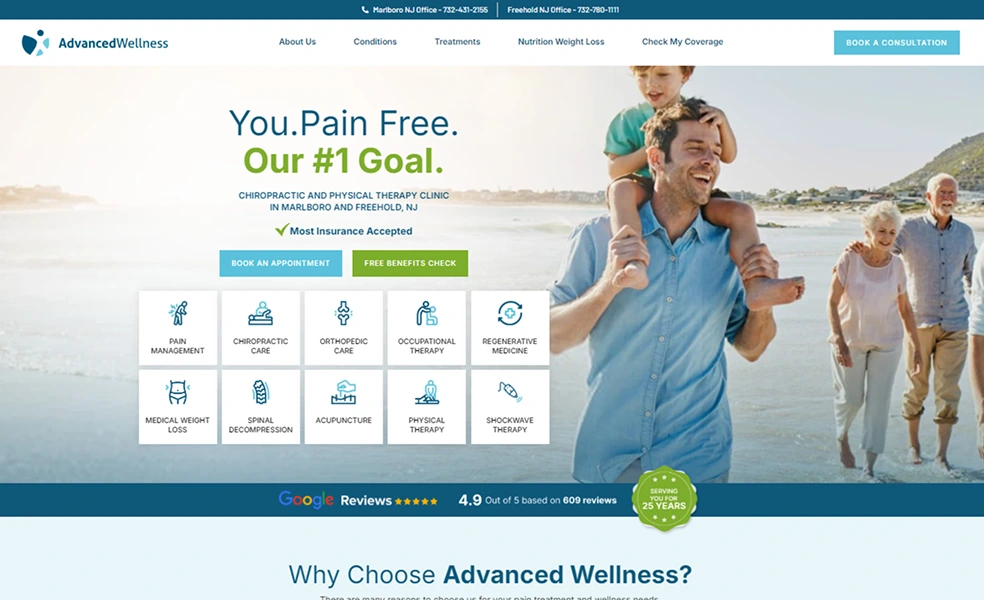 Advanced wellness after