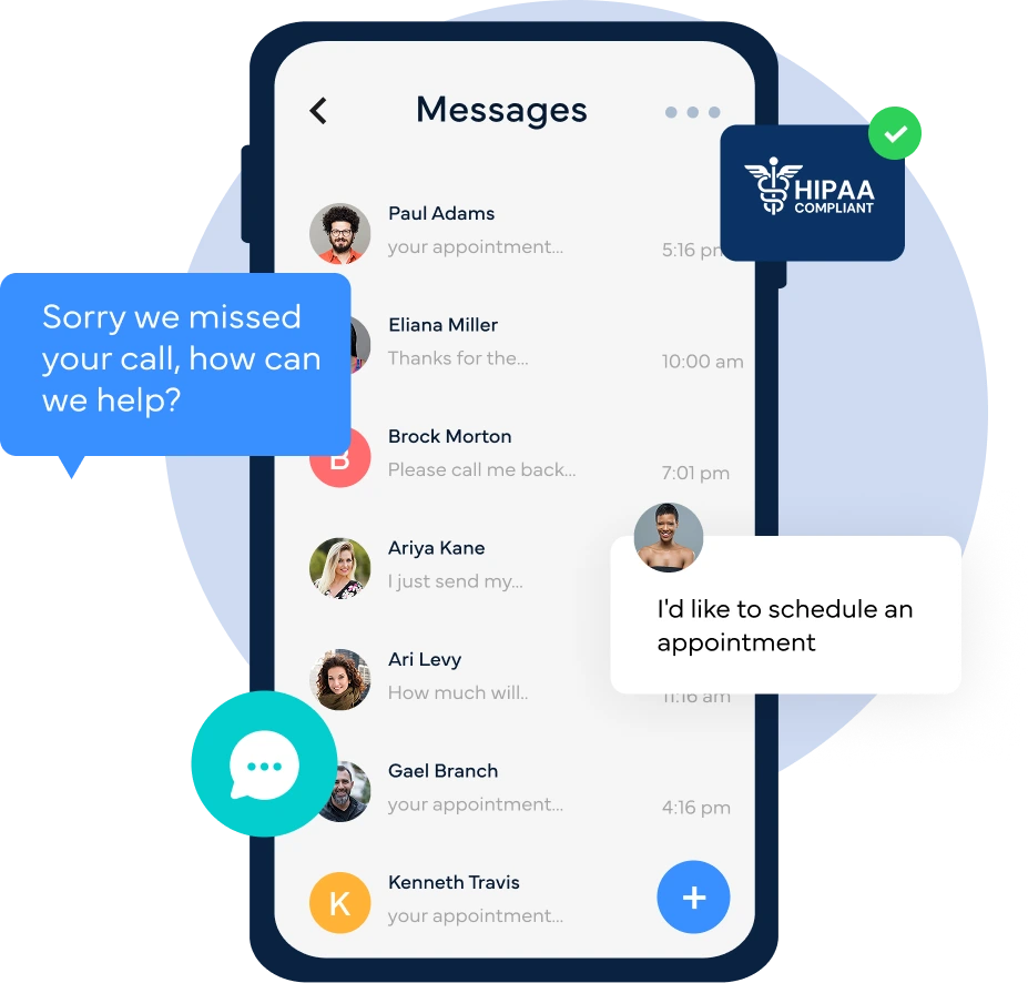 HIPAA-Compliant Texting Software For Doctors And Staff Messaging Banner