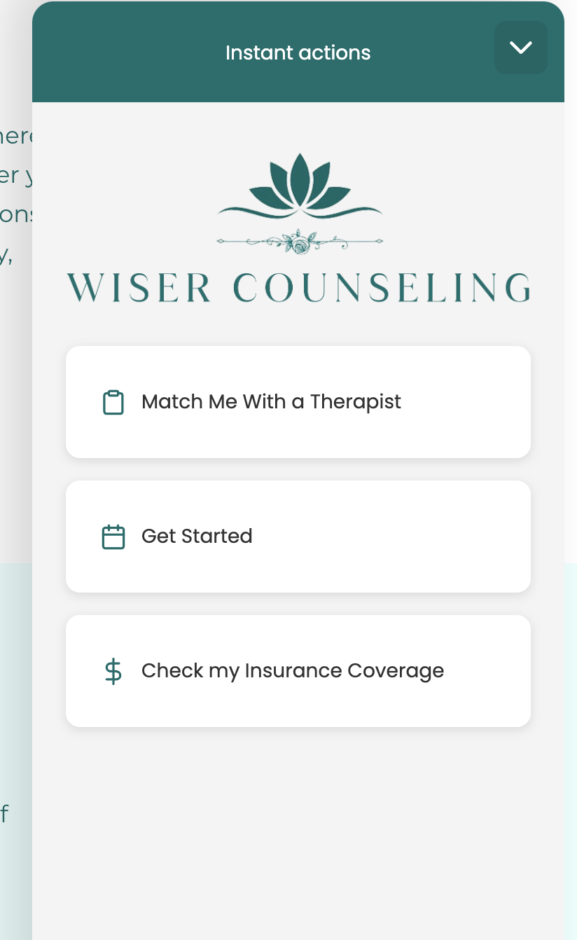 landing page google ad therapy