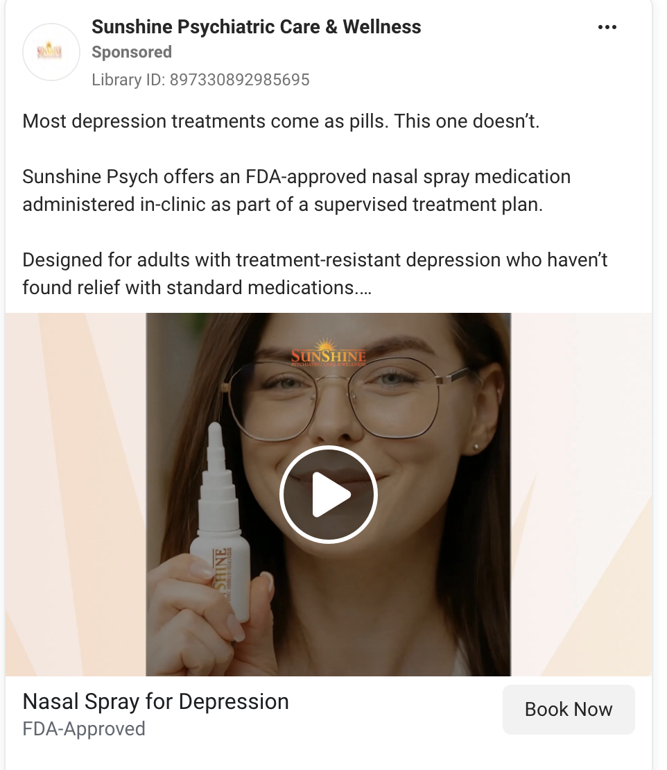Spravato Meta ad