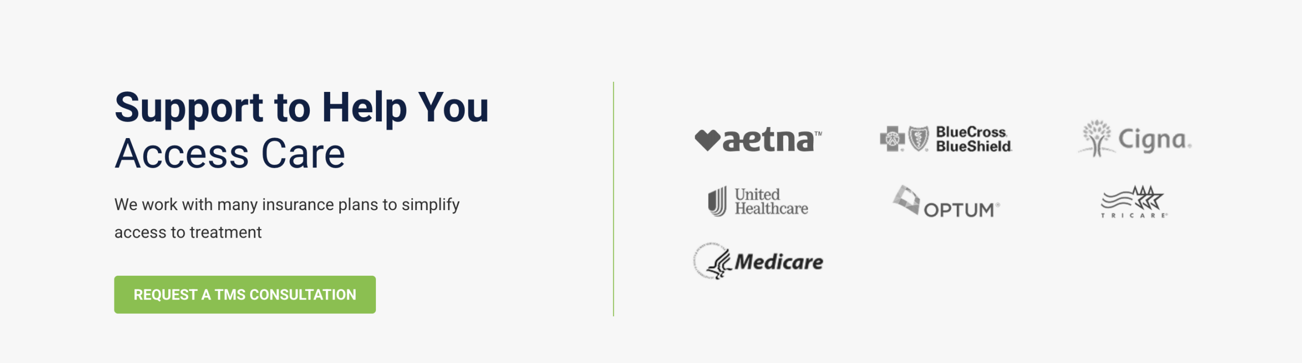 tms landing page google ad insurance