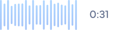 Audio waveform labeled 0:31