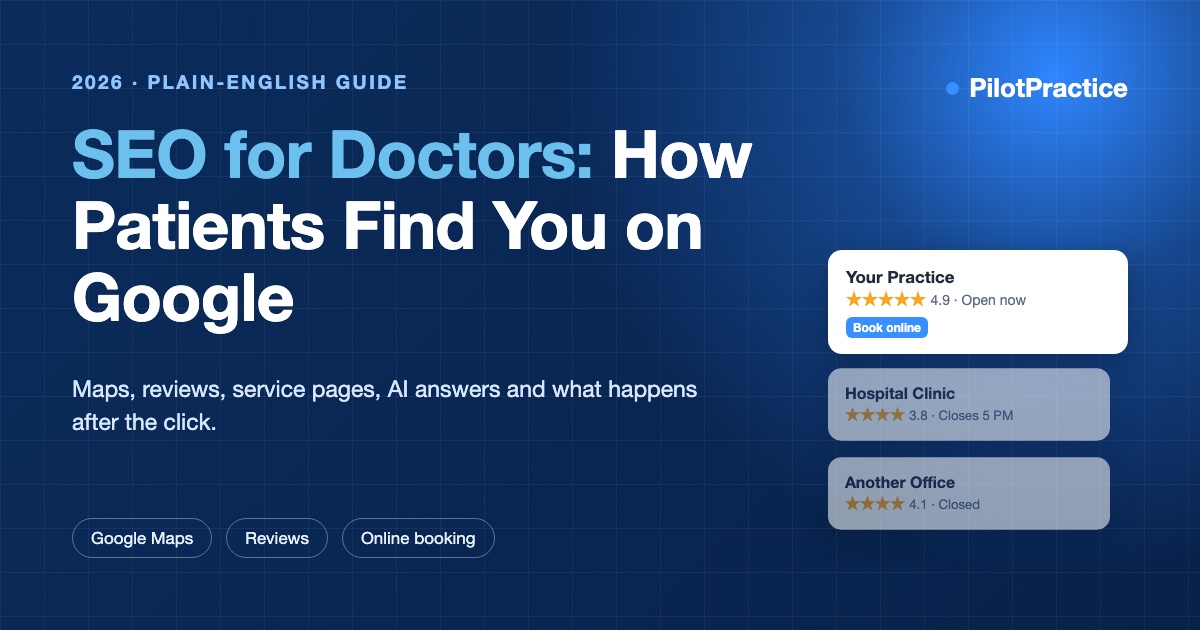 SEO for doctors: a plain-English guide for 2026