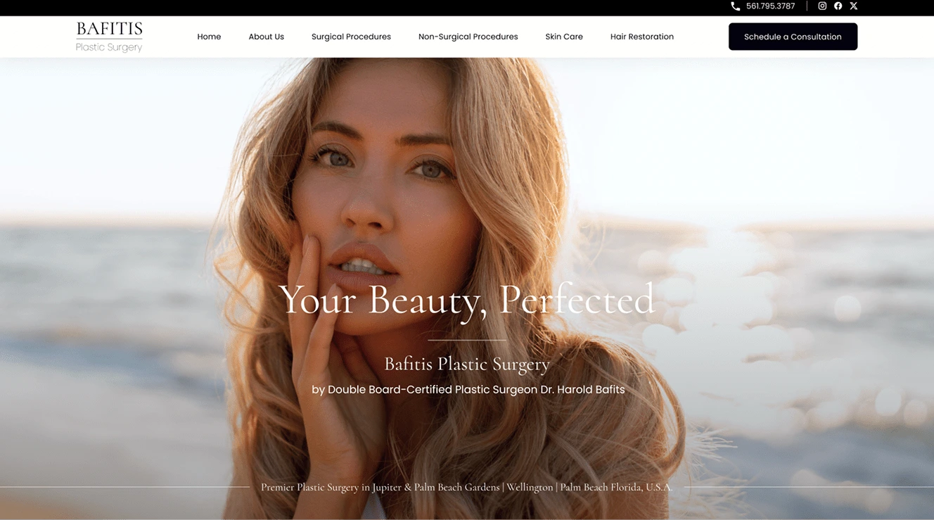 Befits Plastic Surgery Digital Marketing Agency Banner