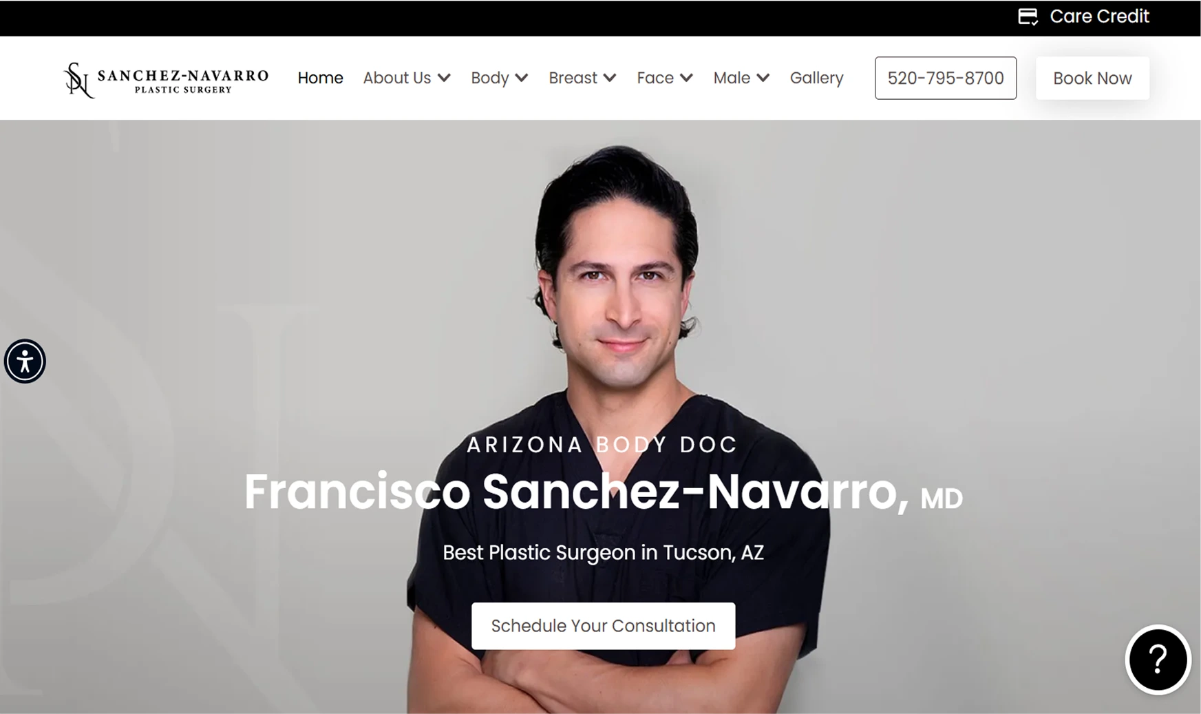 Sanchez Navarro Plastic Surgery Digital Marketing Services Banner