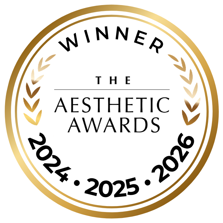 The Aesthetic Awards Winner badge for 2024 & 2025